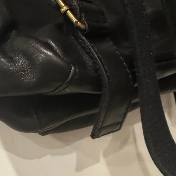 Madewell Lorimar Black Leather Mini Backpack - Picture 7 of 9